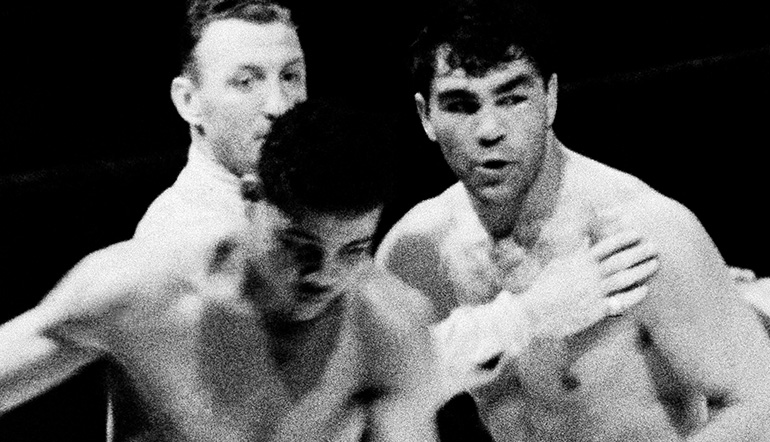 Schmeling und Louis im Ring 1936