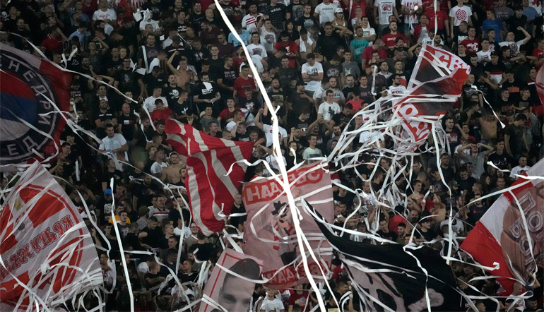 Fans in Belgrad