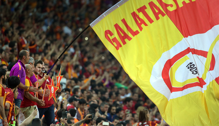 Die Fans von Galatasaray Istanbul