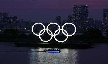 Die fünf Olympischen Ringe