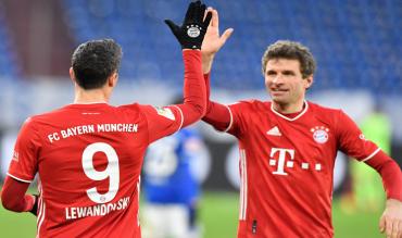 Thomas Müller und Robert Lewandowski