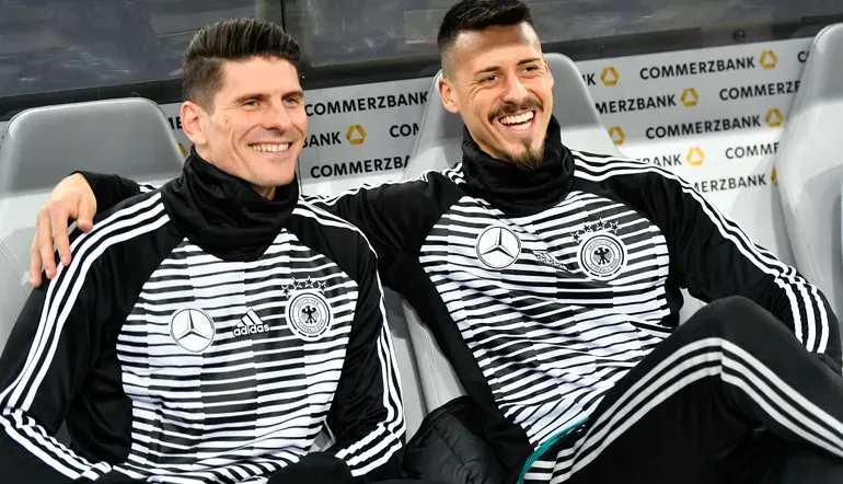 Sandro Wagner und Mario Gomez