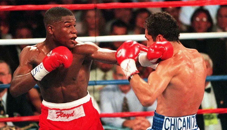 Floyd mayweather Jr. vs. Genaro Hernandez