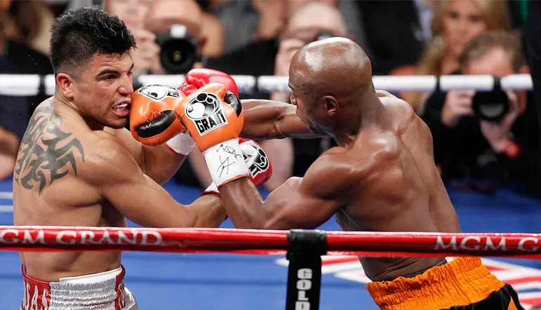 Floyd mayweather vs. Victor Ortiz