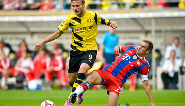 Lahm trennt Dortmunds Immobile vom Ball