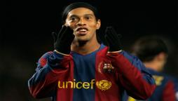 Ronaldinho im Barca-Trikot
