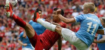 Topspiel in der englischen Premier League: Liverpool empfängt Manchester City.