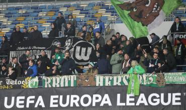 Wolfsburg Fans in der Europa League.