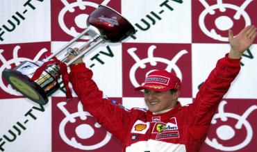 Michael Schumacher im Ferrari-Anzug Michael Schumacher Vermögen