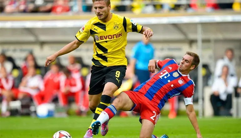 Lahm trennt Dortmunds Immobile vom Ball